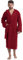 Ladeheid Herren Frottee Bademantel aus 100% Baumwolle LA40-101(Burgunderrot (D17), M)