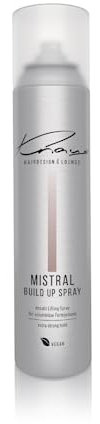 Knaus MISTRAL Build Up Spray – Extra starkes Haarspray für Ansatz-Lifting & Volumen | Für Hochsteckfrisuren & starken Halt | Mikrofeiner Sprühnebel | Friseurqualität