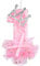 LUTER Birthday Number Candles, 2.95 Inch Crown Bow Mesh Candle Glitter Pink Number Candles Cake Topper Birthday Candles with Sequins for Anniversary Celebrations Supplies (Number 1) (A24208-17)
