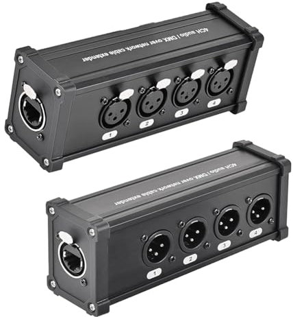 Rallonge de câble Ethernet 4 canaux et 3, rallonge multiprise de câble réseau XLR pour éclairage de scène et studio d'enregistrement, XLR,