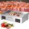Plancha Cocina Eléctrica Profesional para Bar y Restaurante, Plancha a Gas Cocina Industrial hostelería, Grill Electrico de Acero Inoxidable, Camping y Restaurantes 200W, Plata,820