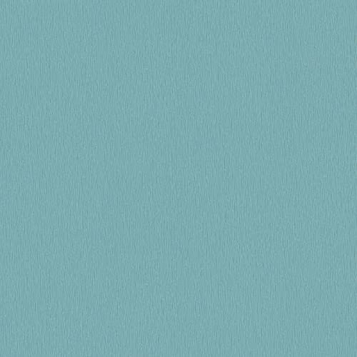 BRICOFLOR Papier peint uni bleu texturé pour salon Tapisserie bleu unie moderne pour chambre adulte Papier peint intissé couloir