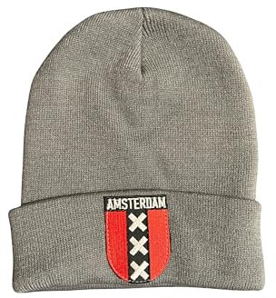 Hochwertige Qualität Mützen/Beanie | One Size | Amsterdam XXX, gray, Einheitsgröße
