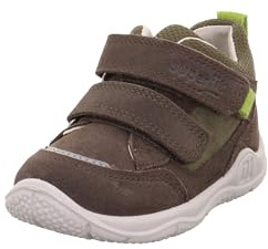 Superfit Baby Jungen Universe Sneaker, BRAUN/GRÜN 3000