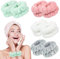 8 Stück Handgelenk Waschband, Mikrofaser Skincare Armband zum Gesicht Waschen Spa Kosmetik Abschmink Armbänder