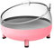 rockible Haustier Hamster Badezimmer, Sandbad Container Toilette, Hamster-Sandbad Behälter, Hamstertoilette und Sandkasten, Transparente Hamster Badebox für Igel, Chinchilla, Ratte, Rennmaus, ROSA