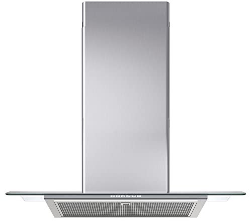 Hotte aspirante murale BALANSERAD 80 cm, inox/verre
