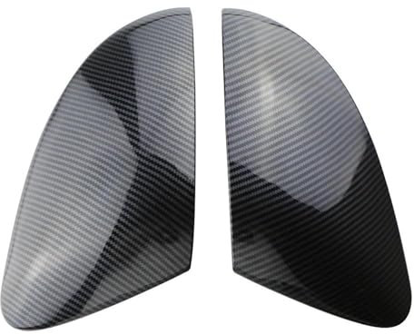 QPRPWHZI Rückspiegelabdeckung Für VW Für T-ROC 2018 2019 2020 20212022 2023 + Auto Rück Seite Spiegel Abdeckung Rückspiegel Schutzhülle Kappen Rückspiegel Schutzhülle