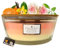 Crackle Wick Candela profumata a 3 strati con stoppino in legno scoppiettante in elegante barattolo di vetro ellisse con coperchio, 485 g – Include guida alla sicurezza per candele ShopZee (fiori