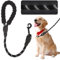 Short Dog Lea-d,60 CM Dog Leash with Soft Padded Handles and Reflective Threads Walking Dog Rope Dog Lea-d Rope for Small Medium and Large Dogs,Thick 12mm