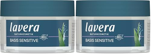 lavera Basis Sensitiv Beruhigende Nachtcreme, 50 ml (Packung mit 2)