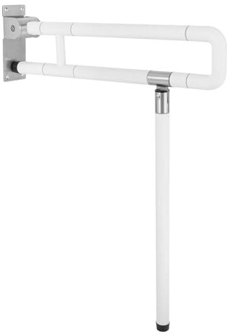 LSHIJI Barre D'Appui Douche Barre d'appui for Toilettes Pliable de 23,6 Pouces en Acier Inoxydable Barre De Maintien Douche