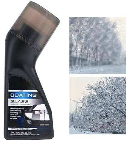 Impermeable de parabrisas para automóvil, vidrio antivaho impermeabilizante | Agente anticondensado automático de 90 ml para parabrisas | Herramientas anticondensación de larga duración para sedán,