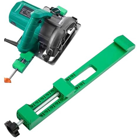 Adjustable Cutting Machine Base Guide Circular Saw Guide Rail Electric Circular Saw Milling Positioning Clamp, Wood Precision Cutting Guide Saw Guide Attachment for Precision Wood Cutting