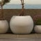 newgarden Dalia Pot Rond pour Fleurs et Plantes, très résistant à l'extérieur, Plusieurs Tailles Disponibles. Inclut la réserve de Drainage de l'eau. Fabriqué en polyéthylène en Espagne