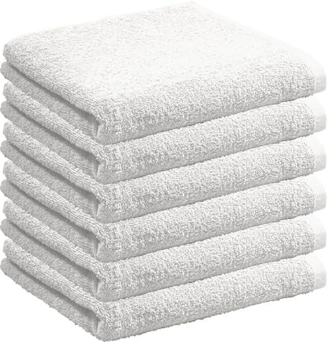 REDBEST Handtuch Oceanside 6er-Pack Leichtfrottier weiß Größe 50x100 cm