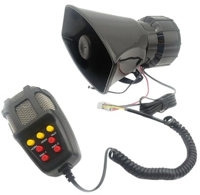Geavonyg 100W 12V Autohupe 7 Veränderbare Töne Wasserdichter Plan Schnellmontage Für Auto LKW Starkes Horn