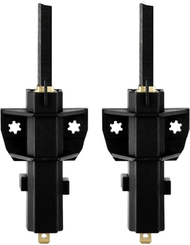 2 PCS Ceset Motor Carbon Brushes for Hoover CandyWashing Machines | Replaces Part 49018683 92126721, for Dynamic Next Ceset Motor Carbon Brushes Replacement Accessories for L94MF7 Type (Black)