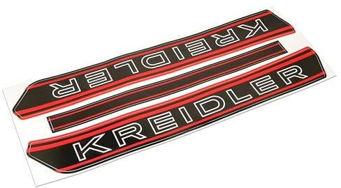 Sticker/Emblem für Tank - Kreidler schwarz/rot