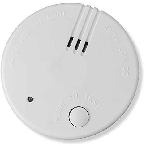 Nemaxx 6828 FL2 Rauchmelder-hochwertiger & diskreter Mini Brandmelder Feuermelder Rauchwarnmelder mit Lithium Batterie-nach DIN EN 14604 + 4X Magnetbefestigung, 4er-Paket, 4 Stück