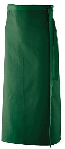 EXNER Vorbinder, Bistro-Schürze, Gastro-Schürze, Küchen-Schuerze, 100% Baumwolle, B 100 x H 80 cm, weiß