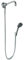 Kit Set Doccia con Deviatore a Pressione, Doccetta Multigetto e Braccio 30 cm