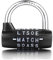 5-Wahl-Kombinationsschloss, Schwarz 5 Letters Lock-Code Lock Large Gym Cabinet Umkleideraum Prop Padlock Wordlock PL-004-BK 5-Dial Kombinationsschloss, Schwarz