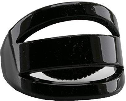 1Stk Zopfhalter mit frotteband 5x4 in Schwarz - Made in Germany - WeLoveBeads