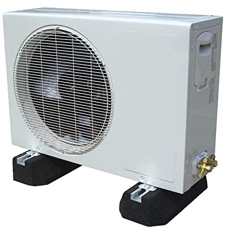 MC DISTRIBUTION Support au sol climatisation - rubber foot + rail alu (la paire) 300kg - Long 600mm - Climatisation