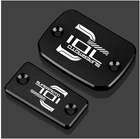 Machine Motorrad Bremsflüssigkeitsdeckel, Motorradzubehör CNC-Ölflüssigkeitsdeckel Für H-usqvarna 701 Supermoto 2016-2021 2020 2019 Bremskupplungszylinder-Behälterabdeckung (Color : A)