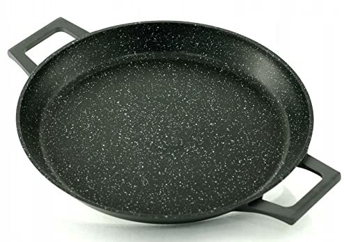 Cheffinger Poêle à Paella 36 cm | Induction | Avec Gants | Poêle de Service
