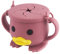 nohlerlife Bol Tasse à Collation Silicone pour Bébé, Prévention des Fuites Bébé Tasse Bol en Silicone sans BPA