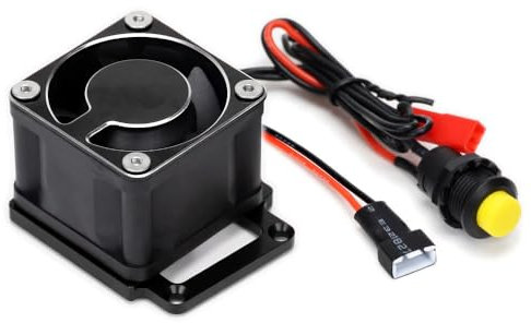 RC-Modell, 39 x 39 x 28 mm, HD-Lüfter mit Legierungshalterung, entworfen für Traxxas 1/8 Schlitten