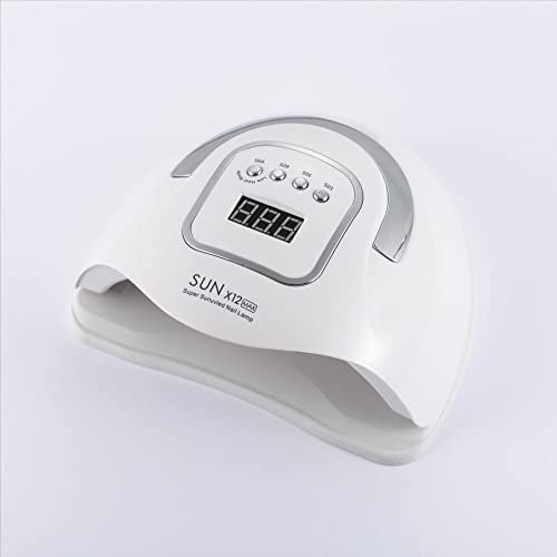UV LED Nail lamp 280W red Light Skin Care Nail Light Dryer Portable Nail Baking lamp Nail Polish Curing Instrument, Nail Dryer for Home Nail Salon Manicure (66 Pieces of lamp Beads)