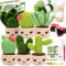Karsspor Häkelset für Anfänger Erwachsene - 6 PCS Sukkulenten, Anfänger Häkelset mit Schritt-für-Schritt-Anleitung und Video-Tutorials, Komplettes Häkelset für Anfänger (Patentprodukt)