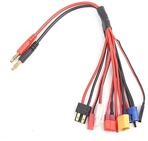 VGEBY 8 in 1 Multifunctional Convert Charger Cable, Lipo Battery Multi Charging Plug Convert Cable Line for IMAX B6 Charger
