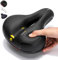 Fahrradsattel Herren Damen - Bequem, Wasserdicht, Weich für Rennrad, Faltrad, Mountainbike, Heimtrainer, City-Bikes (Yellow)