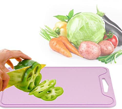 Planche à Découper, 30 x 22 cm Planche à Découper Rectangulaire en Silicone Alimentaire, Plateau de Service Flexible et Pliable pour les Fruits et Légumes