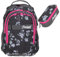 Elephant 2 Teile Set Rucksack Signature Hero Schulrucksack 12723 + Mäppchen Box (Grey Flower 12837)
