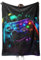 Gamepad Decke,3D Gamepad Muster Flanelldecke,Flauschig Weich Und Warme Zimmer Decor Decken,Für Teens Erwachsene (A,150x200cm)