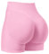 VOYJOY Damen Workout-Shorts 6,3 cm / 9,1 cm / 11,4 cm / 15,2 cm, Scrunch Butt Lifting, Fitnessstudio, nahtlose Biker-Shorts, Pink, X-Groß