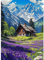 QENSPE Diamond Painting Verschneiter Berg 5D Diamant Komplett, Landschaft Diamant Painting Set für Erwachsene, Haus Diamond Art Malerei DIY Diamant Kunst Handwerk für Anfänger Wand Dekor 30x40 cm