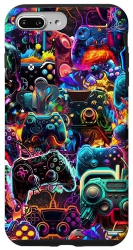 iPhone 7 Plus/8 Plus Gamer Aesthetic Graphic Gaming Video Games Boys Teens Summer Case