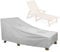 Abdeckung für Gartenliegen Wetterfest , 210D Oxford Wasserdicht Abdeckplane für Sonnenliege , Schutzhülle für Liegestuhl, Abdeckhauben für Deckchair für Garten Rattan Terrasse(Size:208*76*41/79cm,Co