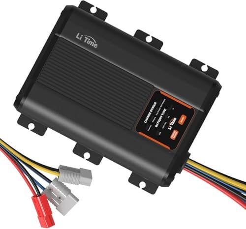 LiTime 12V 40A DC to DC Battery Charger, 12V MPPT Solar Charger, AGM, Gel, and Lithium Battery, Anderson Plug