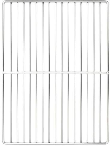 vidaXL Griglia BBQ Rettangolare 40x30 cm in Acciaio Inox 304