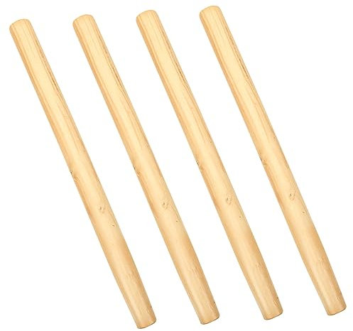 GALPADA 4stücke Holzstiel Ersatz Für Schaufelstiel Hammerstiel Werkzeugstiele Mit Rutschfestem Griff Für Holzbearbeitung Gartenwerkzeuge