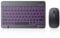 TECURS Bluetooth Keyboard and Mouse Set QWERTY UK Layout, 7-Color Backlit Wireless Keyboard Mouse for iPad 10 Generation/iPad Pro 13/12.9/11/iPad Air 13/11/5/4 Gen/iPad Mini, Black