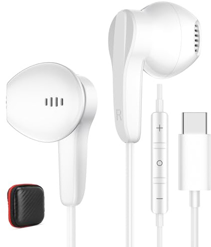 ACAGET Cuffie USB C Magnetico per Redmi Note 15 Pro+ 5G per HONOR 400 Lite | Auricolari Tipo C con Filo per iPhone 17 16 15 Pro Max 16e Pixel 10 9a per Samsung Galaxy A56 A16 A17 S26 S25 per OnePlus 15R