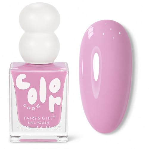 Pink Nail Polish - Baby Pink Nail Polish - Quick Dry Sakura Pink Nail Varnish with Glossy Look,Air Dry No UV Lamp Needed, Long Wearing Light Pink Colour for DIY Manicure and Art at Home